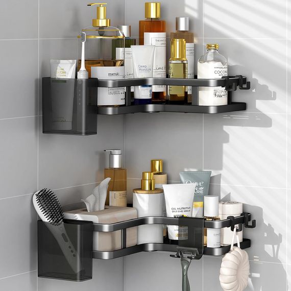 Угловые полки для ванной Corner Shower Caddy ∙ Компактное и удобное хранение аксессуаров Corner Shower Caddy | Зображення 4