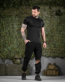 Літній тактичний костюм TRILON чорний ДЛ6583