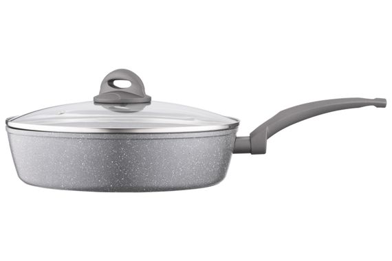 Сковорода ARDESTO глибока з кришкою Gemini Gourmet Apulia, 28см, алюміній, сірий (AR2428GGL) | Зображення 9