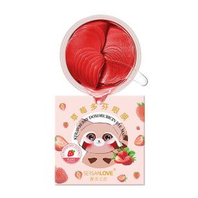 Гідрогелеві патчі з екстрактом полуниці Sersanlove Strawberry Doxorubicin Eye Mask, 60 шт