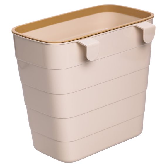 Відро для сміття на дверцята 6 (л) відро для сміття пластикове навісне Бежевий HP-45-18BE | Зображення 1