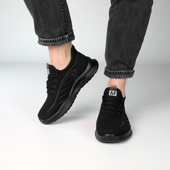 Кросівки чоловічі 591446 Чорні 41 42 43 44 45 46 | Зображення 8