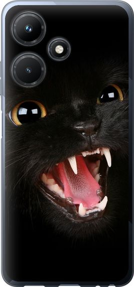 Чехол на Infinix Hot 30i Чёрная кошка "932u-3045-17620"