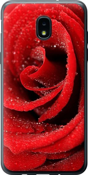 Чехол на Samsung Galaxy J3 2018 Красная роза "529u-1501-17620"