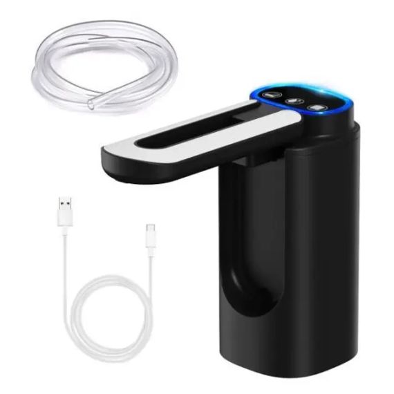 Дозатор для води автоматичний насос для пляшок із водою з USB-зарядкою чорний XL-1286 | Зображення 6