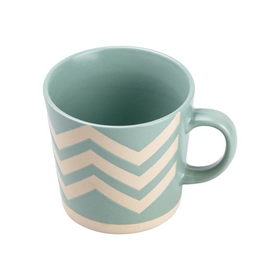 Чашка фарфоровая 350 мл для чая или кофе Зеленая HP6176TU | Зображення 1