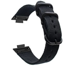 Нейлоновий ремінець Primo Traveller для фітнес браслета Huawei Watch Fit 2 - Black