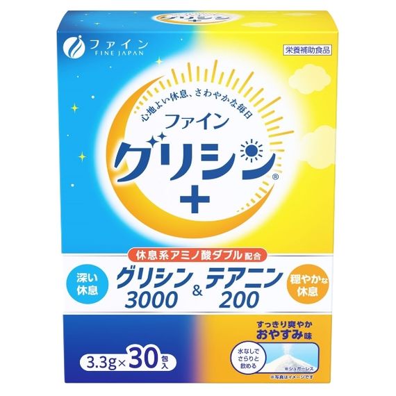Гліцин Fine Japan Glycine 3000 & Theanine 200 3,3 g 30 sticks