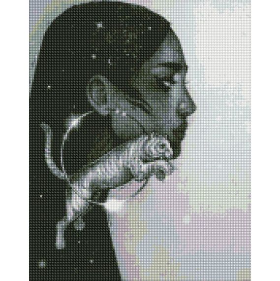 УЦІНКА! Алмазна мозаїка "Сузір'я тигра" AMO7270-UC 40х50 см