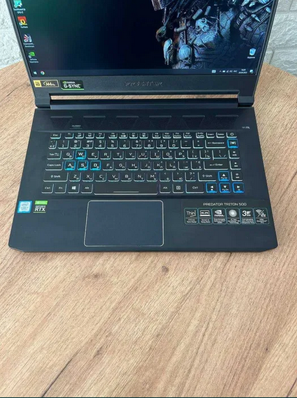Ноутбук Acer Triton PT515-51 15.6" 144Hz i7 9750H 32Gb SSD 512GB RTX 2080 MaxQ  Б/У | Зображення 5
