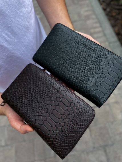 Клатч на дві блискавки з фактурною натуральною шкірою MC-086-5902С | Зображення 7