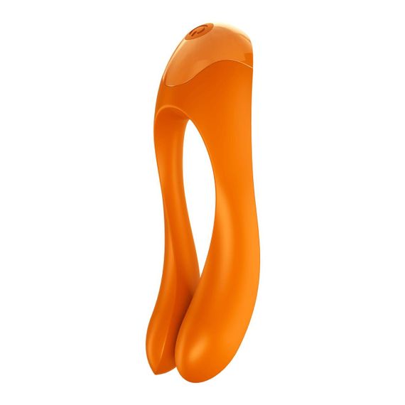 Вібратор на палець Satisfyer Candy Cane Помаранчевий — компактний для стимуляції ерогенних зон | Зображення 3