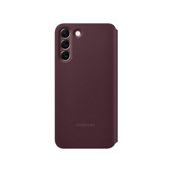 Чохол до мобільного телефона Samsung Smart Clear View Cover Galaxy S22 Plus Burgundy (EF-ZS906CEEGRU) | Зображення 1