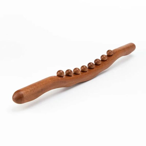 Дерев’яний масажер Gua Sha з голками Spine Relax Wood — ручний антистрес для спини та тіла | Зображення 1