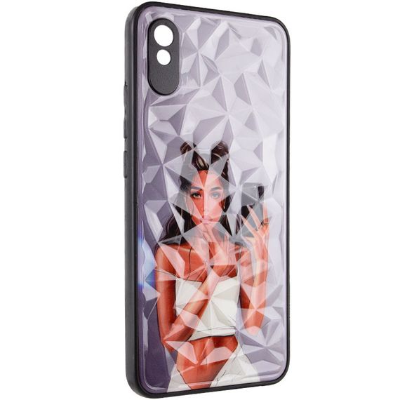 TPU+PC чехол Prisma Ladies для Xiaomi Redmi 9A Black in White
