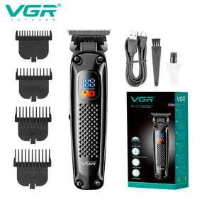 Тример акумуляторний VGR V-972, 4 насадки, LED дисплей
