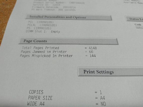 Принтер HP LaserJet 1200 / лазерная монохромная печать / 1200x1200 dpi / А4 / 14 стр./мин. / USB 2.0, LPT б/у | Зображення 4