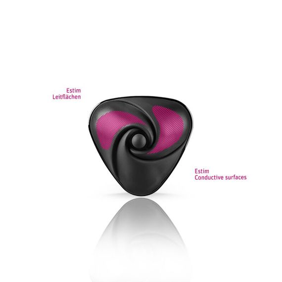 Вібратор для клітора з електростимуляцією Mystim Heart's Desire Black Edition | Зображення 8
