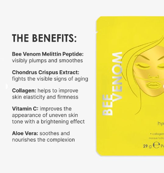 Маска для обличчя Rodial Bee Venom Hydrogel Facial Mask 29 g | Зображення 1