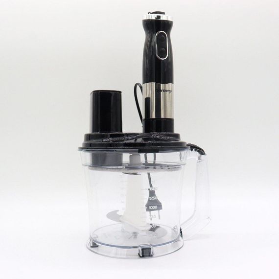 Блендер занурювальний з чашею 4в1, 1200Вт, Rainberg RB-2238 / Ручний міксер блендер з насадками | Зображення 7