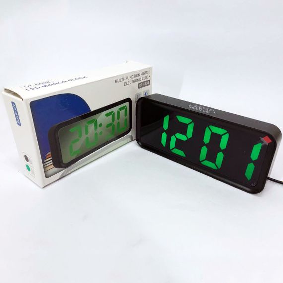 Часы настольные цифровые электронные led DT-6508 | Настольные электронные часы с NF-780 большими цифрами | Зображення 5