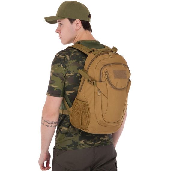 Тактичний штурмовий рюкзак Silver Knight TY-8460, 23 л (44×27×19 см) Койот | Зображення 8