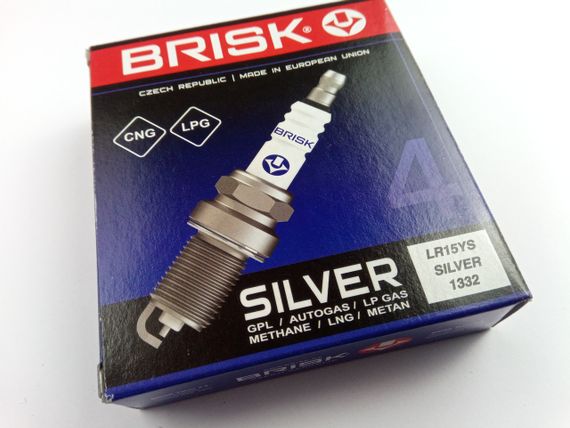 Свічка запалювання BRISK Silver LR15YS (ВАЗ 2101-08, Lanos 1.5) (для газ.обладнання.) (2108-3707000) (LR15Y | Зображення 2