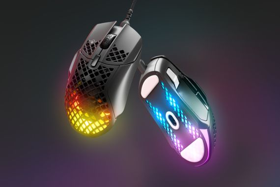 Мишка SteelSeries Aerox 5, RGB, 18000dpi., 9кн., чорна | Зображення 3