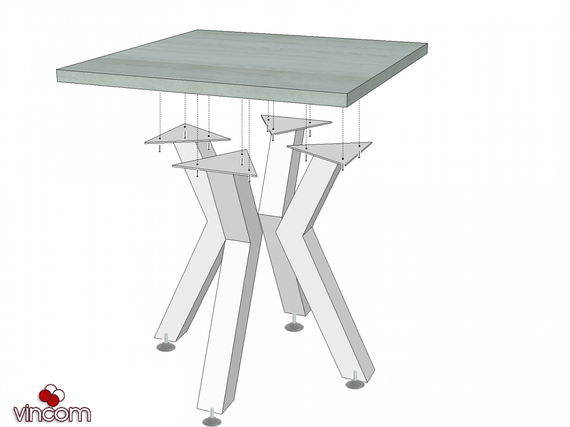Стол обеденный Metall-Design СВЕН-4 | Зображення 1