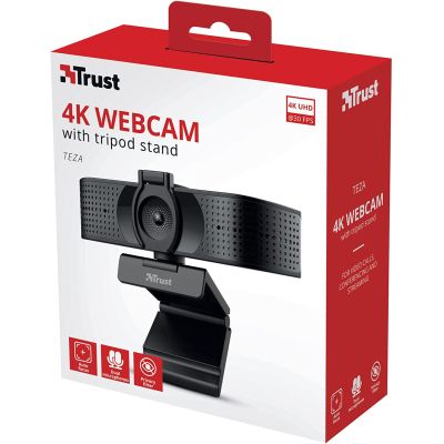 Веб-камера Trust Teza 4K Ultra HD Black (24280) | Зображення 2