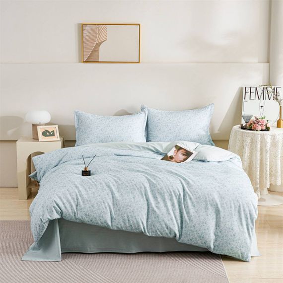 Постельное белье двуспальное из сатина L&M Print 8 21605 180х200 см