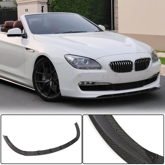 Накладка на передній бампер Lip (для Base 2011-2014, Карбон) для BMW 6 F12/F13/F06 рр