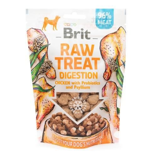 Ласощі для собак Brit Raw Treat freeze-dried Digestion для травлення, курка, 40 г | Зображення 4