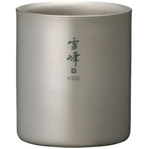 Кружка Snow Peak TW-124 Titanium Double Wall Stacking Mug 200ml