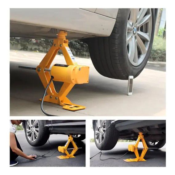 Електричний автомобільний домкрат ZS3SJ із живленням 12V від прикурювача, підйом до 2 тонн | Зображення 4