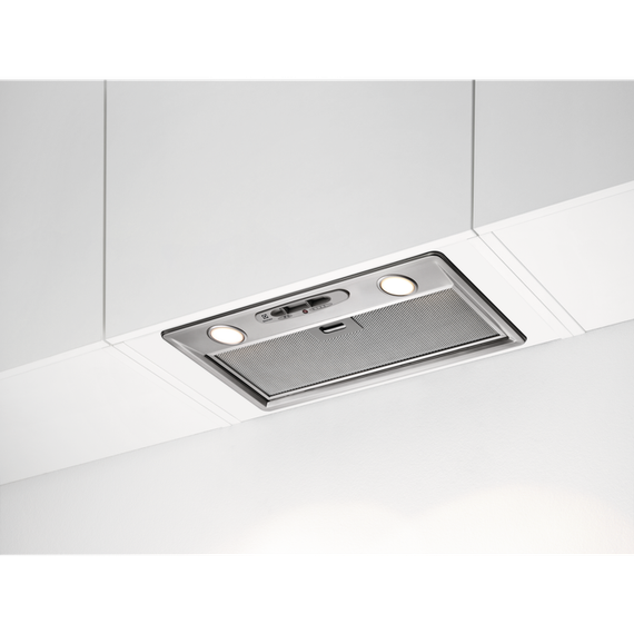 Витяжка Electrolux вбудована, 52см, 600м3ч, нержавіюча сталь (LFG525S)