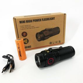 Ручний аварійний ліхтар W5182-3XHP360, Ліхтарик світлодіодний ручний акумуляторний портативний QW-76