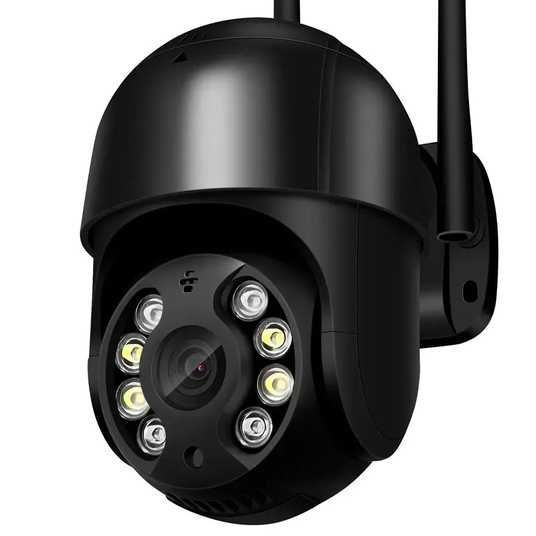 Поворотная Wi-FI  IP камера видеонаблюдения 360 / Уличная камера с удаленным доступом 4mp A8-BLACK ICSSE | Зображення 7