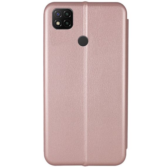 Кожаный чехол-книжка Classy для Xiaomi Redmi 9C / 10A Rose Gold | Зображення 1