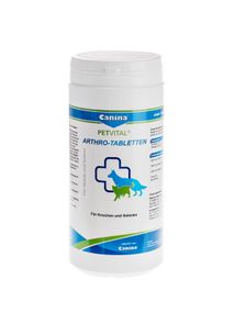 Вітаміни Canina Petvital Arthro Tabletten для здоров'я суглобів у собак та котів 1000 табл