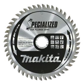 Диск пильный по дереву для погружных пил 165х20 мм 48T Makita SPECIALIZED B-33015