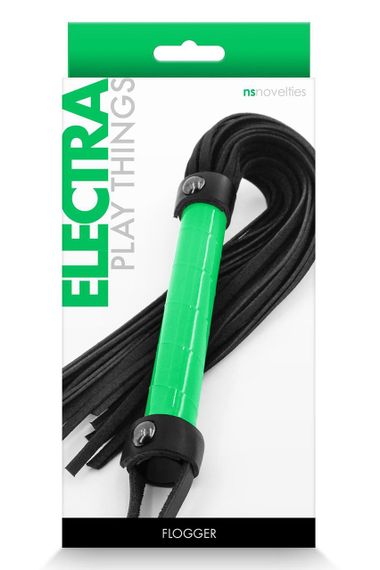 Флогер NS Novelties ELECTRA FLOGGER GREEN Sex Aura | Зображення 1