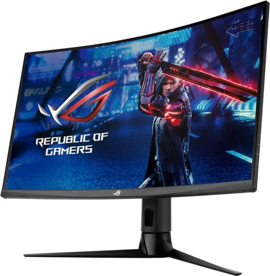 Монитор LCD 31.5&quot; Asus ROG Strix XG32VC HDMI, DP, USB Type C/B, VA, 2560x1440, CURVED,170Hz, 1ms, HDR400, 125% sRGB, FreeSync (90LM03S0-B04170) | Зображення 4