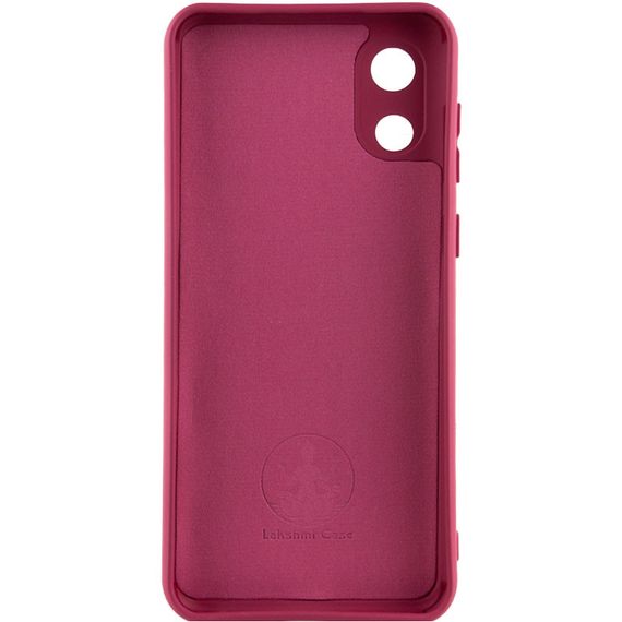 Чехол Silicone Cover Lakshmi Full Camera (A) для Samsung Galaxy A03 Core Бордовый / Marsala | Зображення 1