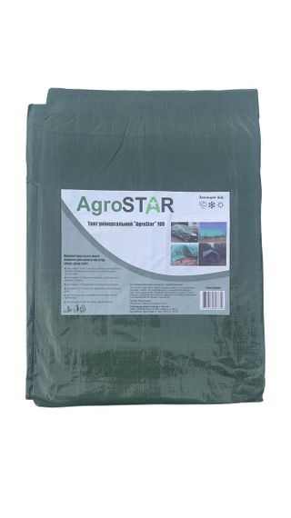 Тент універсальний"AgroStar" 100(6*12)зел | Зображення 2