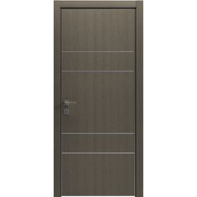 Двері міжкімнатні Rodos MODERN Flat 4 Сірий дуб
