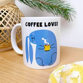 Чашка з принтом Coffee lover 330 мл (KR_23NY017)