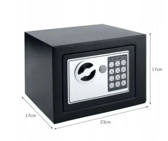 Сейф меблевий для дому офісу електронний, домашній сейф із замком електронним, LOGIC | Зображення 3