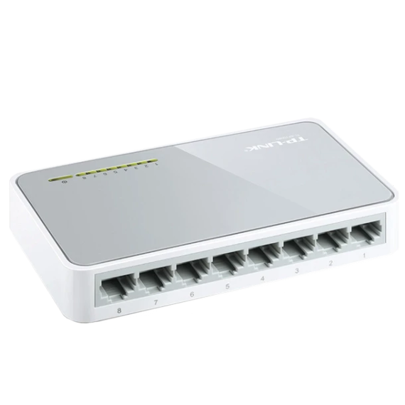 TP-LINK TL-SF1008D 8-портовий 10/100 Мбіт/с настільний комутатор | Зображення 1