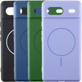 Чохол Silicone Cover Lakshmi Full Camera (AA) with MagFit для Google Pixel 8
